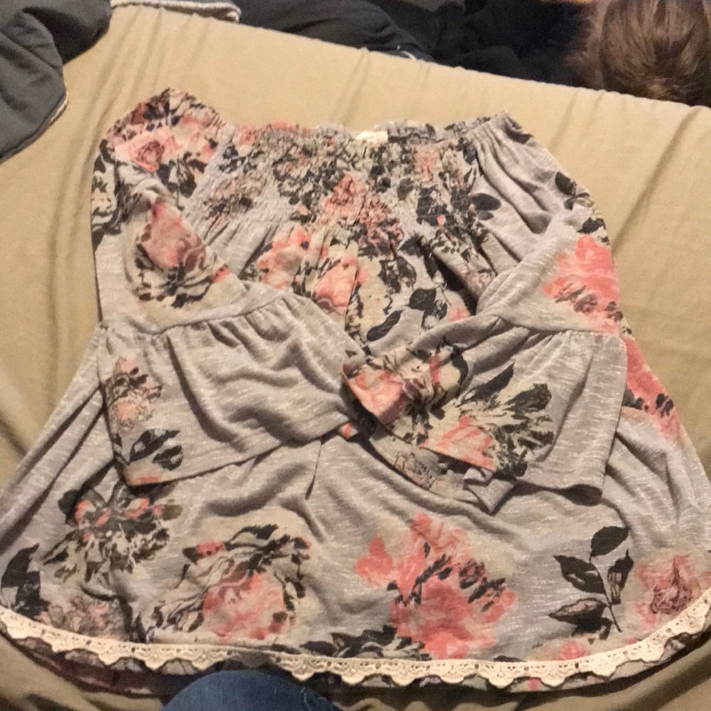 Off the shoulder shirt